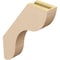 Ekena Millwork 3-inch W x 14-inch D x 18-inch H Carmel Rough Cedar Woodgrain TimberThane Knee Brace, Primed BRCUR03X14X18CARRCPR - alternate 6